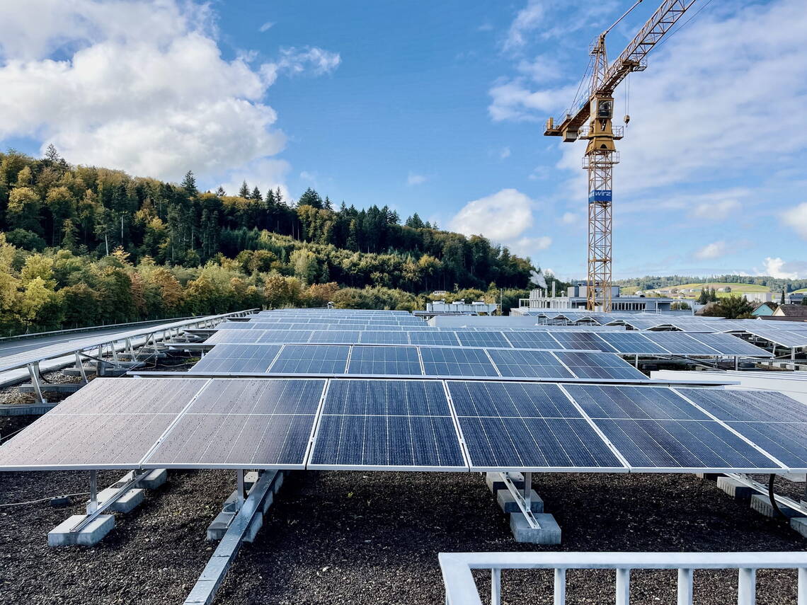 Photovoltaik bei den Wirz Unternehmungen 